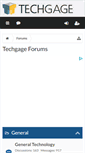 Mobile Screenshot of forums.techgage.com