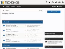 Tablet Screenshot of forums.techgage.com